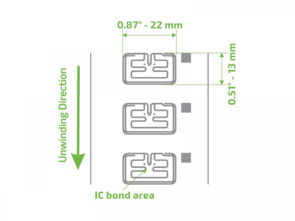 RFID Inlay F62-R6P 22x13,5mm_1