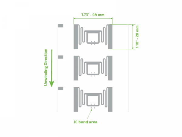 RFID Inlay H703-M750 44x28mm_1